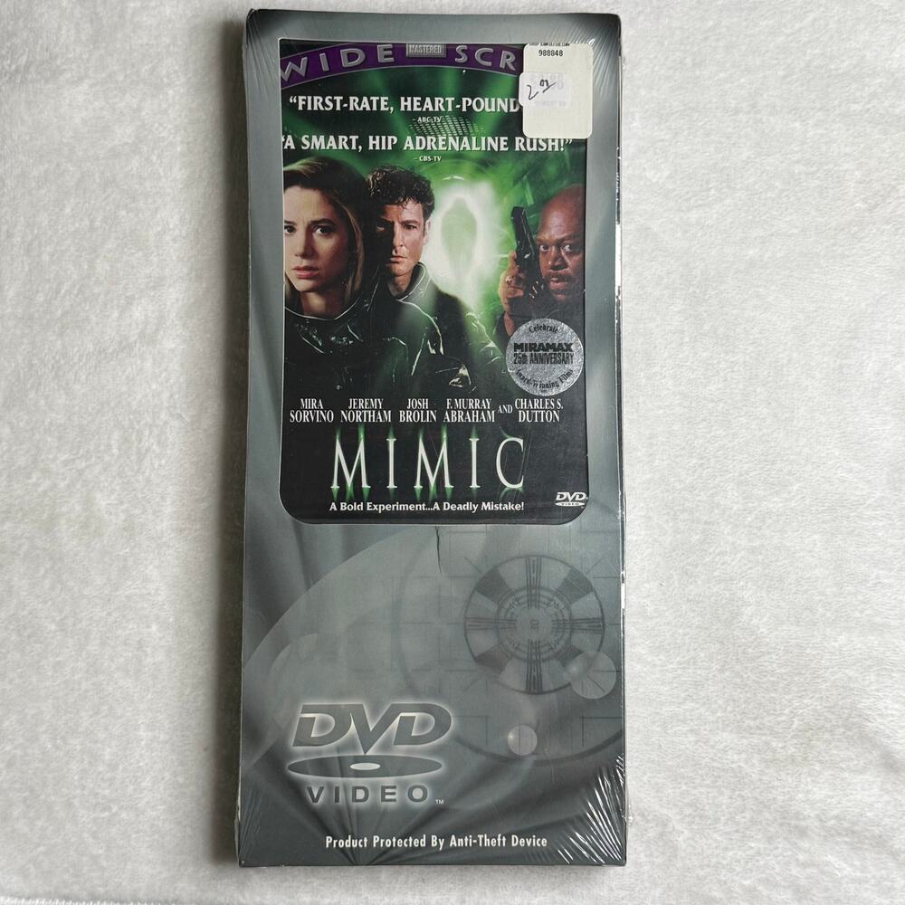 Mimic (1997) DVD Long Box Edition NEW Sealed Miramax 25th Anniversary Widescreen